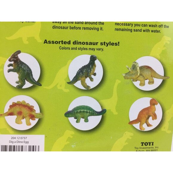 TOYI Dig a Dino Egg Kit Craft Archeology Science Discover Kids Fossilized Fossil - Picture 5 of 5